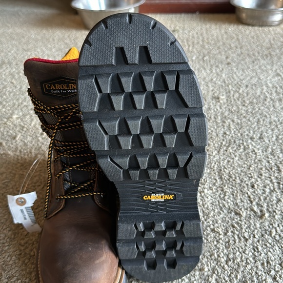 Brand new unworn Carolina boots.  Cancellor model composite toe 8”work boot - Picture 2 of 4